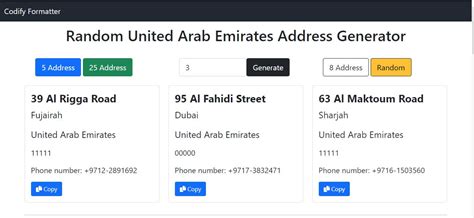 uae street address generator.